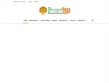 Tablet Screenshot of keralayoga.org